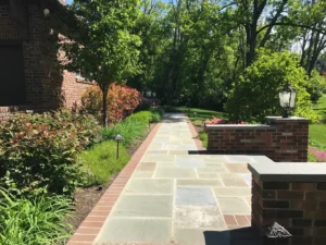 residential landscaping completed project pathway 2