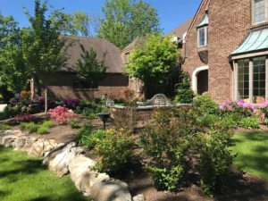 residential landscaping completed project garden